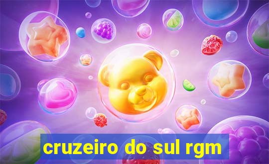 cruzeiro do sul rgm